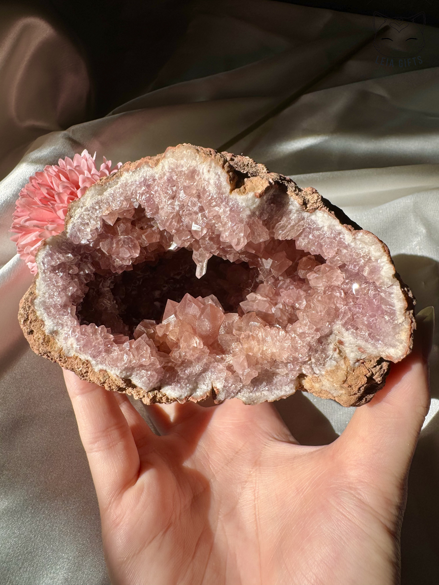 Pink Amethyst Geode