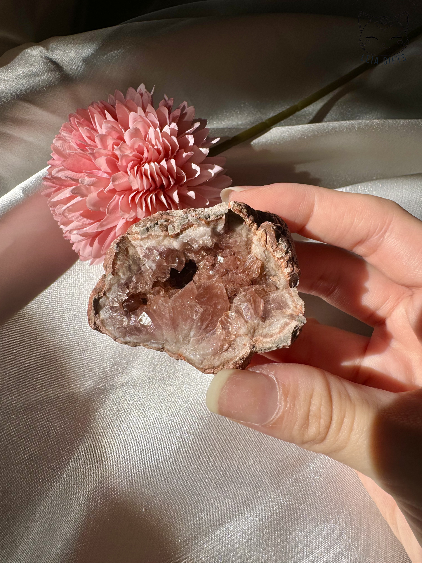 Pink Amethyst Geode