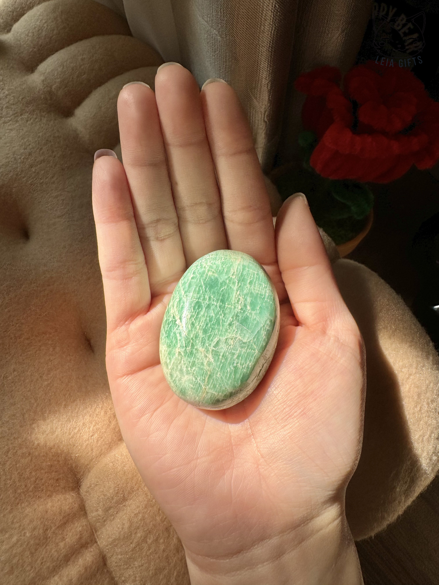 Amazonite Palmstone