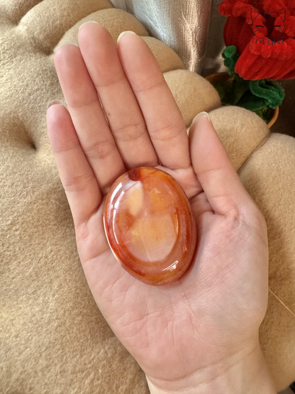 Carnelian Palmstone