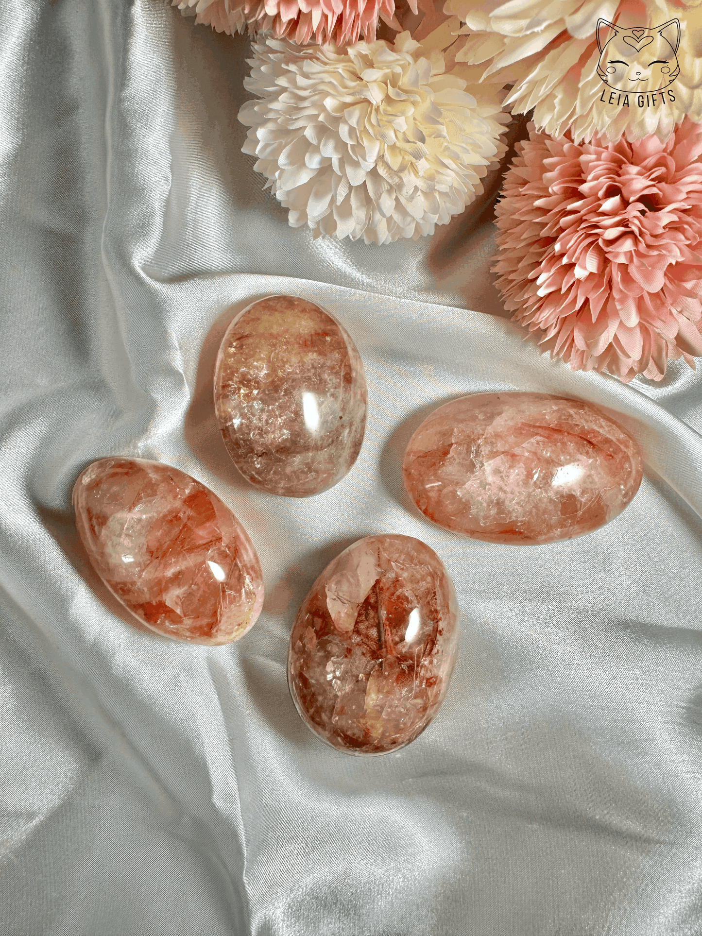 Fire Quartz Palmstone