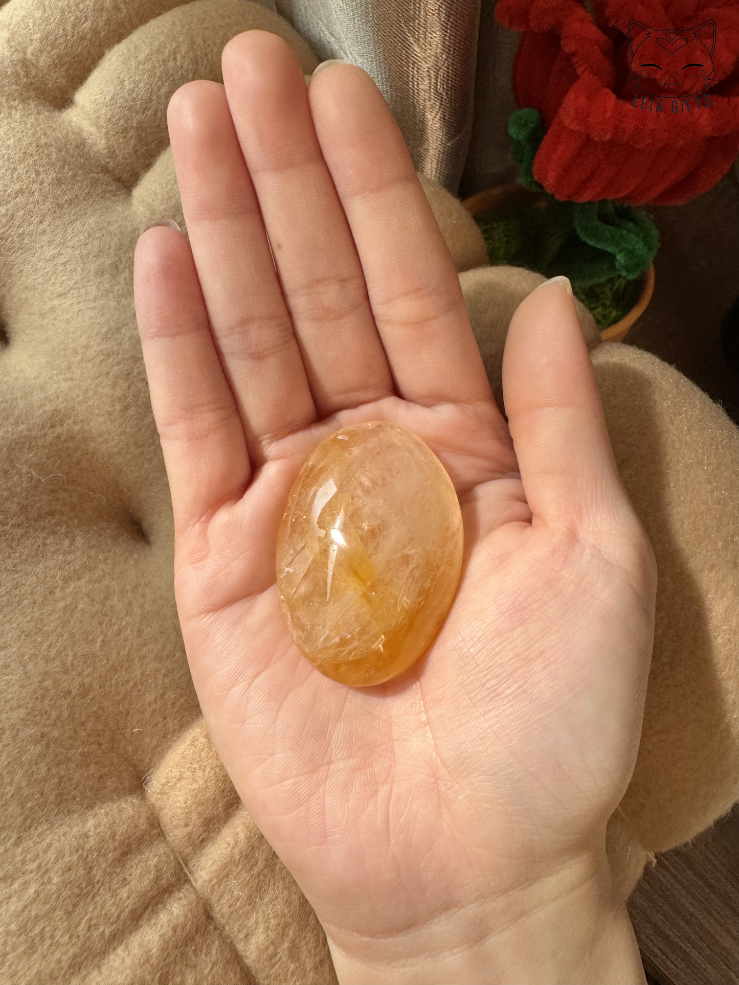 Golden Healer Palmstone