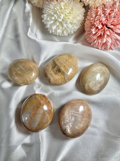 Peach Moonstone Palmstone