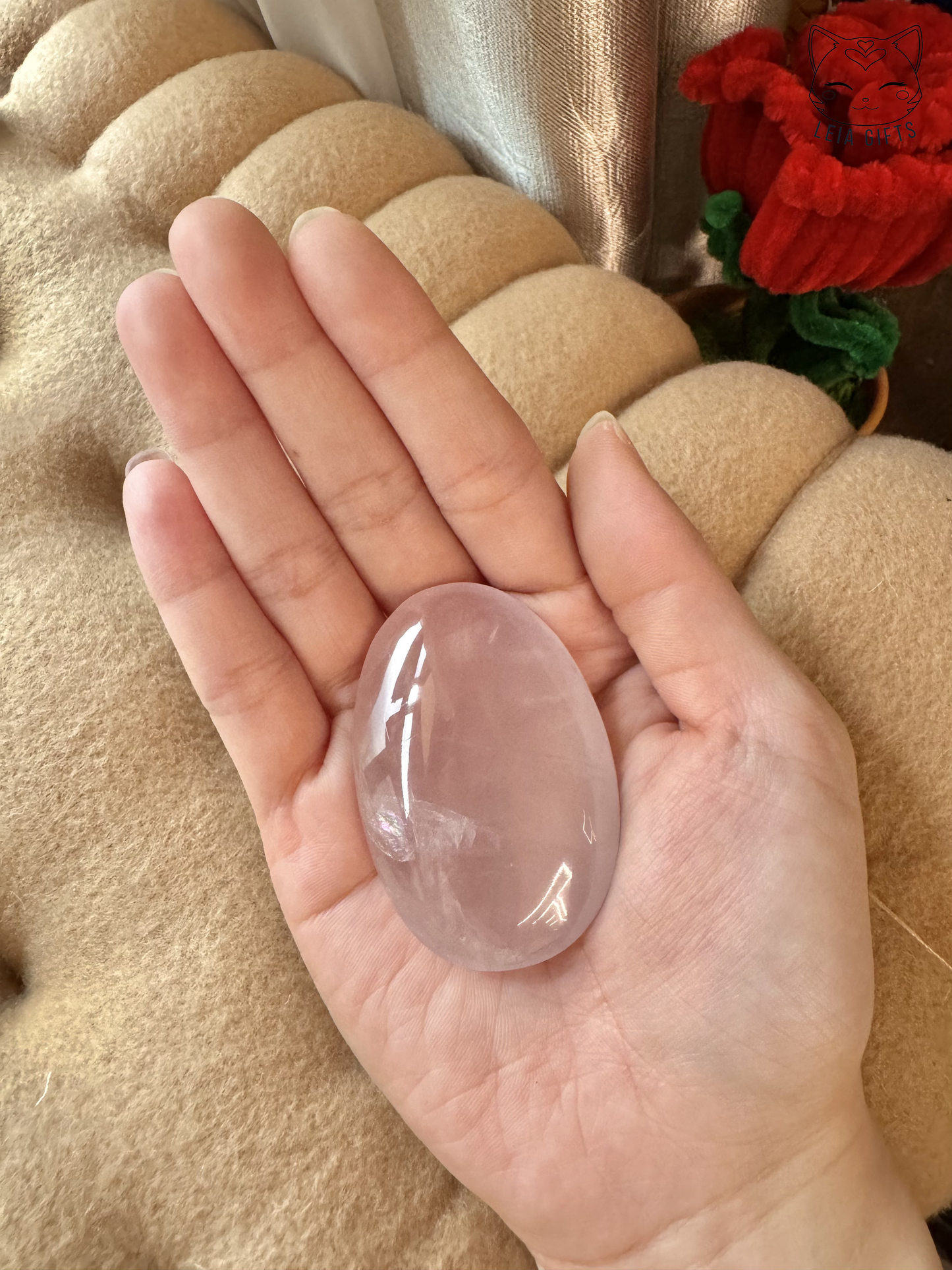 Rose Quartz Palmstone